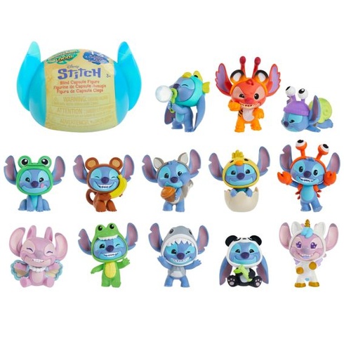 Zberateľská figúrka Just Play Disney Stitch Goes Wild, cca 5 cm veľká minifigúrka v zaslepovacej