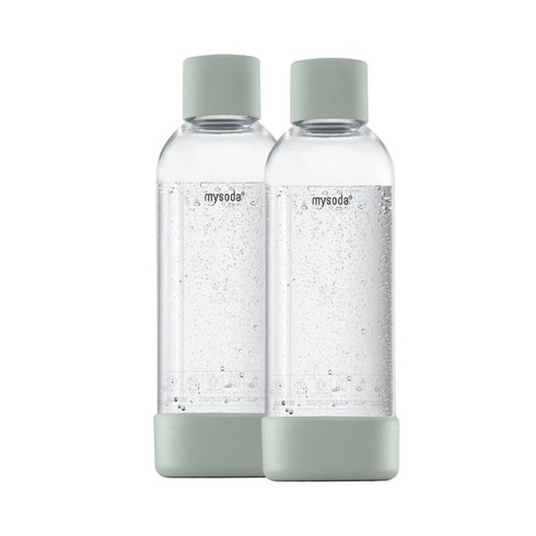 Mysoda: Plastová fľaša na vodu bez BPA pre výrobník perlivej vody Mysoda, šalviovo zelená, 1 l