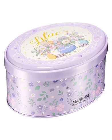 Vonná sviečka M&SENSE Lilac, jarná sójová sviečka, sviečka ku Dňu matiek, vonná sviečka z prírodného