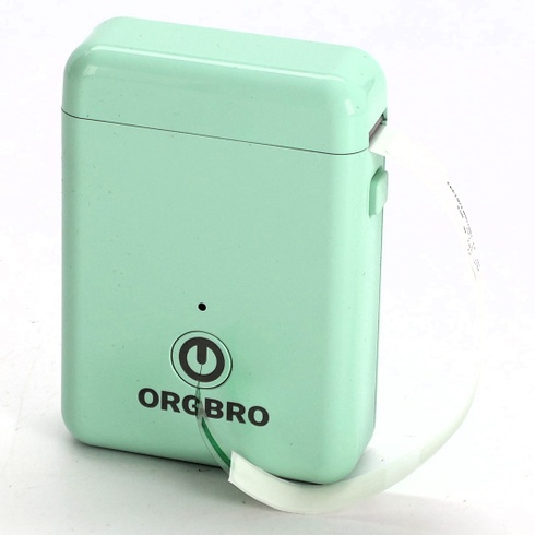 Tlačiareň štítkov ORGBRO X1, mini Bluetooth termálna tlačiareň štítkov, samolepiaci štítkovač, prenosný