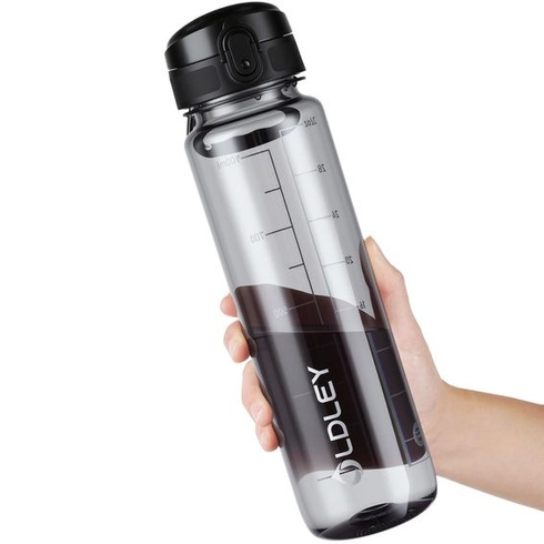 Fľaša na vodu OLDLEY s objemom 1 liter so sitkom, bez BPA, nepriepustná, ľahká, opakovane použiteľná