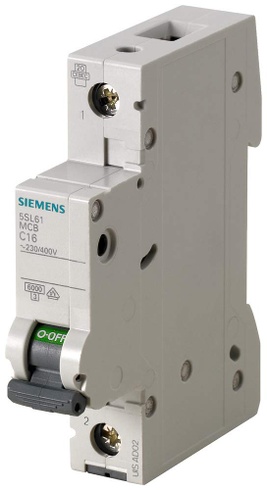 Istič Siemens 5SL6102 sivý