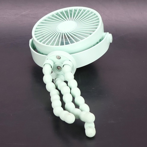 Ventilátor do kočárku POPERFUN 5200 mAh 20H, připínací ventilátor s dlouhou výdrží baterie,