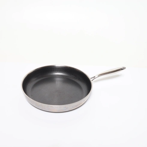 Pánev z nerezové oceli 32 cm bez povlaku | 5vrstvá - 3 mm - 1 kg | Pánev z nerezové oceli pro