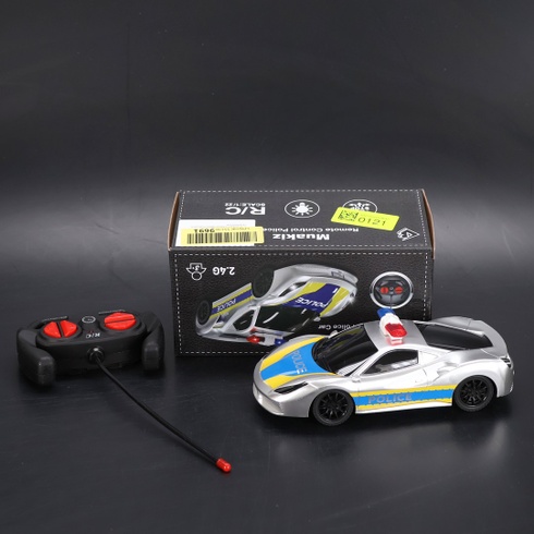 Muakiz auto na diaľkové ovládanie od 3 4 5 6+ rokov, 2,4G RC autíčko Policajné auto s diaľkovým