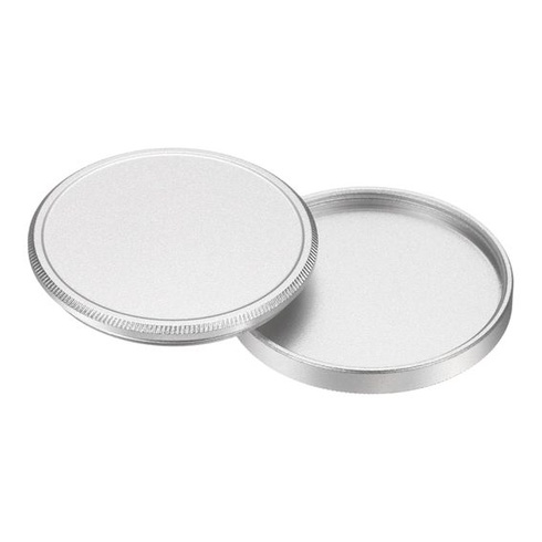 PATIKIL Kovový kryt objektivu Univerzální filtr 37 mm x 1 mm stříbrný