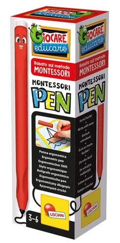 Lisciani - Montessori pero - Učíme se psát perem od 3 let, malé pero