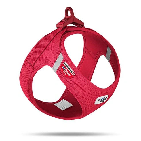 Postroj na vestu s kudrnatou sponou Air-Mesh Red 3XS Red 3 Extra Small Einbarbig