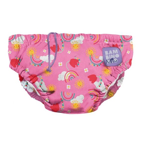 Plavky Bambino Mio opakovane použiteľné (5–7 kg), vek: 0–6 mesiacov Happy Days 0-6 mesiacov