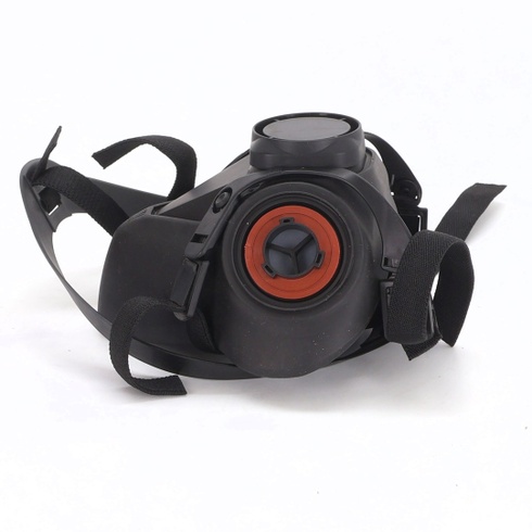 Celoobličejový respirátor s 40mm filtrem s aktivním uhlím, plynový respirátor pro organické výpary,