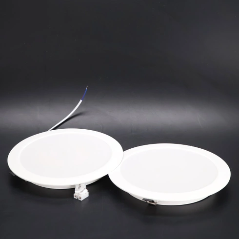 Balenie 2 ks 24W LED stropné svietidlo, ploché, 230V, 2200lm, IP44, ultratenké LED stropné bodové