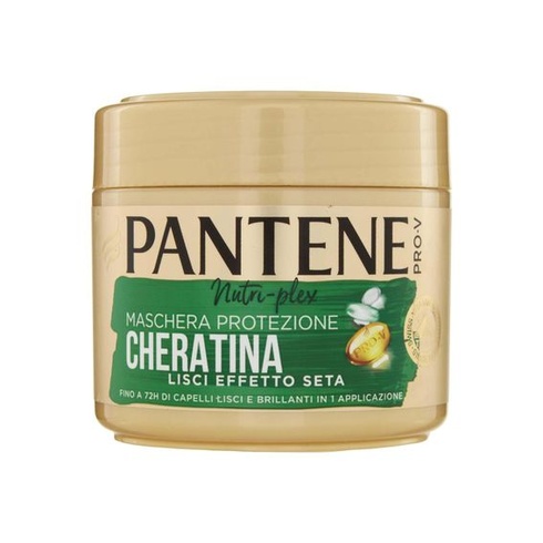 Vlasová maska ​​Pantene Pro-V s hodvábnym efektom, ochrana keratínom, pre hladké a lesklé vlasy až