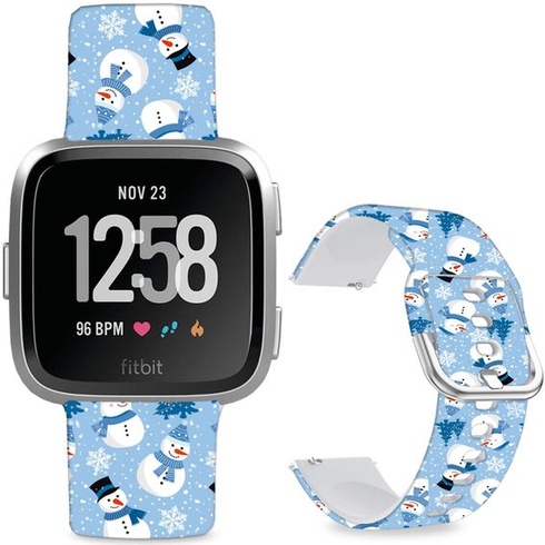 Mäkký silikónový športový remienok s kresleným vzorom s priemerom 23 mm kompatibilný s Fitbit Versa