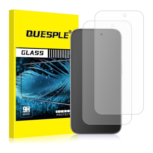 Ochranné sklo QUESPLE pro iPhone 16, 2 ks