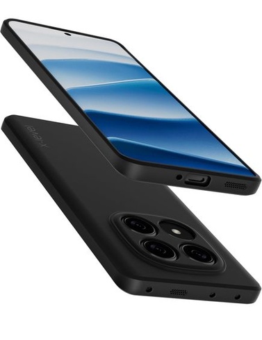 Puzdro X-level pre Xiaomi Redmi Note 14 Pre 5G, tenké mäkké puzdro, čierne Note 14 Pro 5G čierne