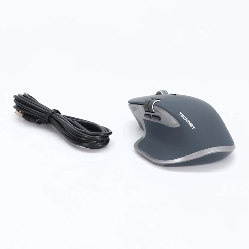 Bezdrôtová myš TECKNET Bluetooth (BT 5.3/5.0+2.4G), bočné rolovacie koliesko, super rýchle rolovanie,