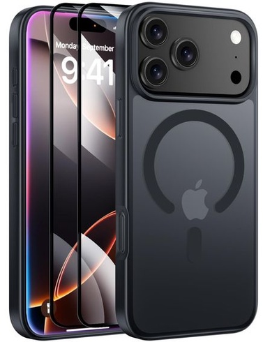 Matný kryt X-level pre iPhone 17 Pro, pre MagSafe, čierny