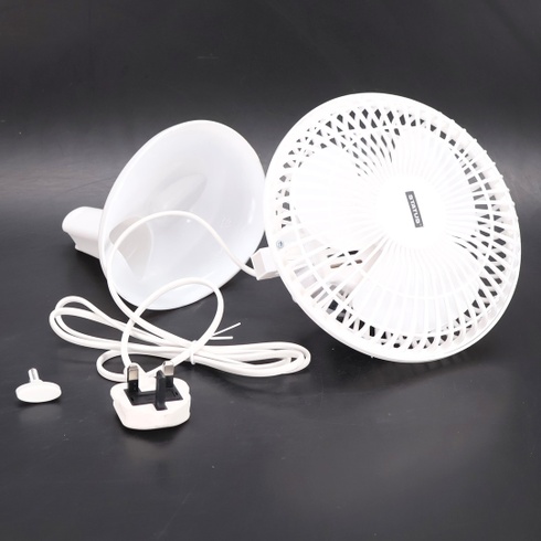 Přenosný 6palcový stolní ventilátor Status, bílý od Statusu