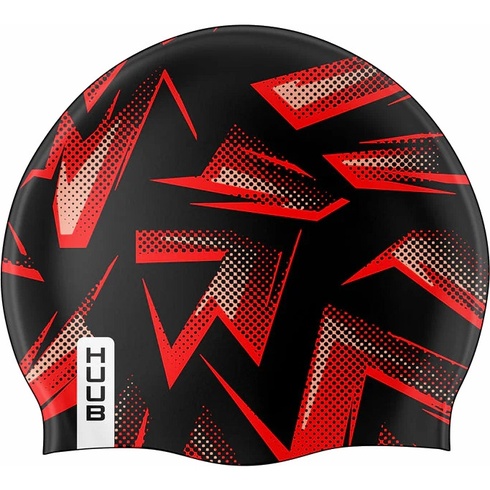 Plavecká čiapka Huub, Design - strike black