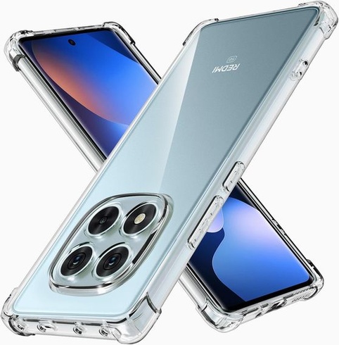 Puzdro na telefón pre Xiaomi Redmi Note 15 5G/Redmi Note 15 4G s ochranou fotoaparátu, mäkké