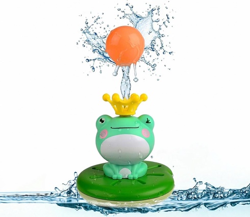 Plávajúce žabka SPITZER TOYS s fontánou 15cm
