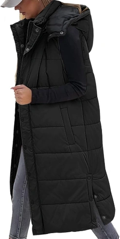 Dámská vesta Vancavoo vel. XL černá