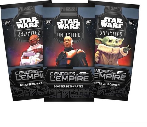 Asmodee - Star Wars Unlimited - Ashes of the Empire - Booster balíček se 16 kartami