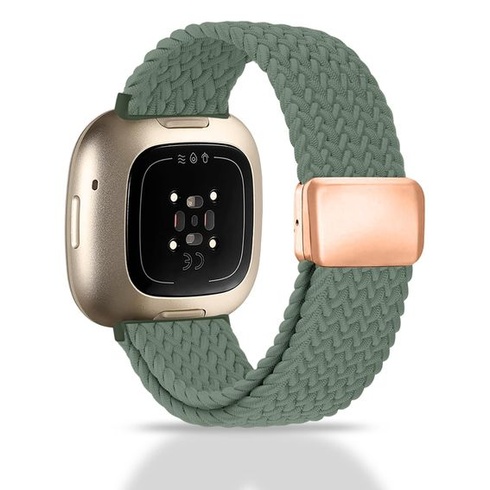 Pletený náramok Chinbersky kompatibilný s Fitbit Versa 4/Fitbit Versa 3/Fitbit Sense, s magnetickým