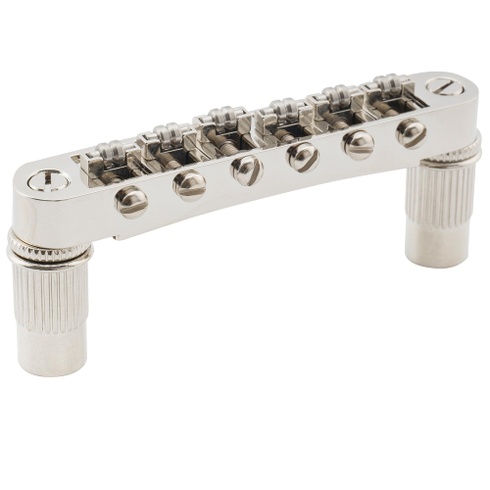 Musiclily Pro Rollers Tune-O-Matic Bridge Roller Bridge pro elektrickou kytaru Les Paul LP SG, nikl