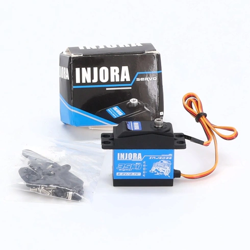 INJORA RC servomotor 35 kg Digitální servo Metal Gear RC příslušenství pro 1:10 RC pásový pás SCX10