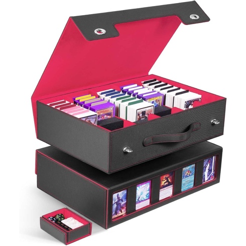 Úložný box ZLCA C3010T-BK/RD na karty