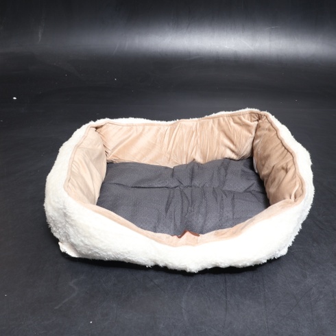 BEDSURE Prateľný mačací pelech - 51x41cm Vnútorný mačací kôš s protišmykovou základňou, Štvorcový