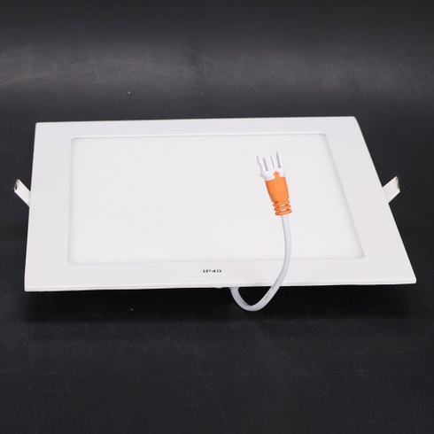 LED panel EMOS 18 W, štvorcové zapustené svietidlo 1600 lm, stropné svietidlo v bielej farbe s priemerom