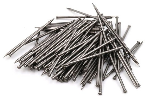 Design61 100x Oceľové kolíky Oceľové klince Kolíky do soklových líšt Klinec 1,5 x 40 mm Plochá