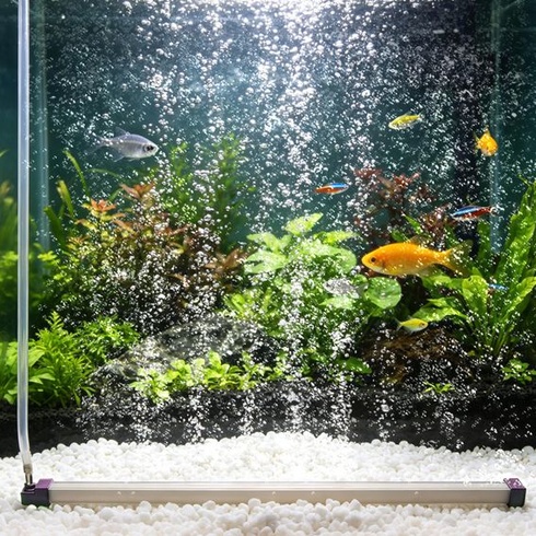 Thlevel Akvarijné kyslíkové bublinkové prúžky, difuzér vzduchu, 35 cm, tichý, so vzduchovou