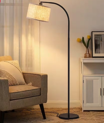 Stojací kovová lampa Edishine