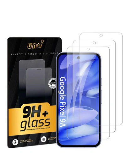 Ochranné tvrzené sklo UNO' 3 pro Google Pixel 9A, 15,7 cm (6,2 palce), ultra odolné, tvrdost 9H,