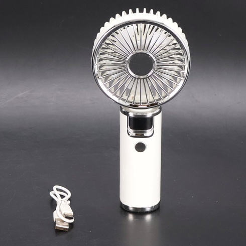 Bílý ruční ventilátor YZYOE