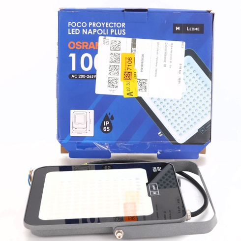 M Ledme - LED svetlomet Napoli Plus 100 W, 12000 lúmenov, stmievateľné IP65, teplé svetlo (3000 K),