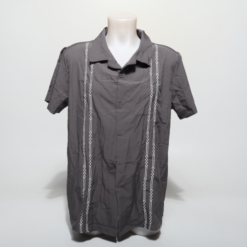 Pánska košeľa HMIYA Guayabero šedá veľ. L