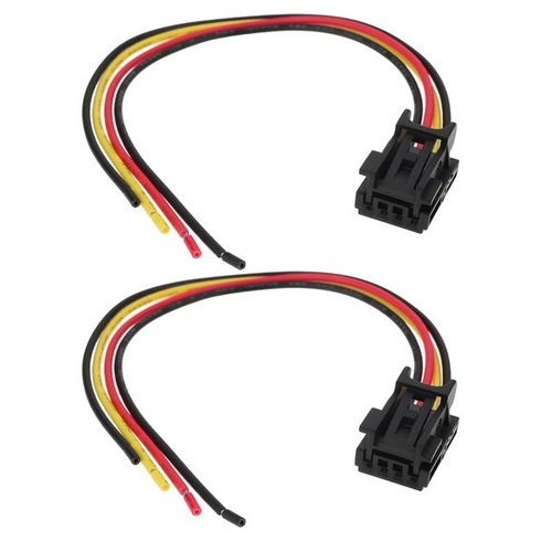 EMagTech 2 kusy 4pinového konektora pre automobilové senzory 8K0973754 kompatibilný s VW