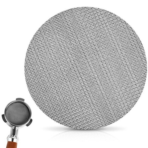 HOTUT Puck sito 53,5 mm, filter na espresso Puck, doštička filtra na kávu s hrúbkou 1,7 mm, 150 μm,