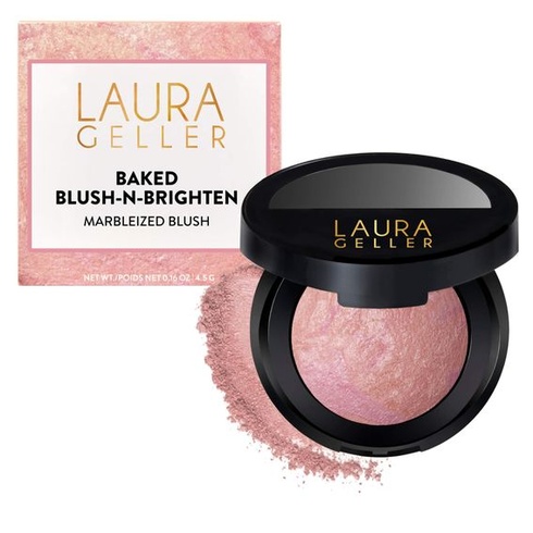 LAURA GELLER New York Baked Blush-n-Brighten Marbled Blush Powder, ľahký krémový púder na lícenku