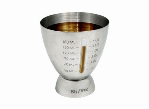 Odměrka Vinbouquet Riese, nerezová ocel, stříbrná, 180 ml 30/180 ml stříbrná