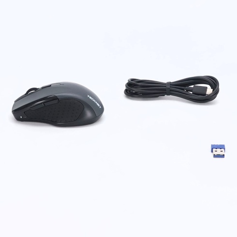 TECKNET Bluetooth myš s Jigglerom, dobíjacia bezdrôtová myš (tri režimy: BT 5.0/3.0 + 2.4G), 4800