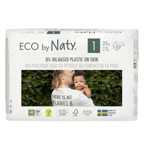 Detské plienky Eco by Naty 2-5 kg