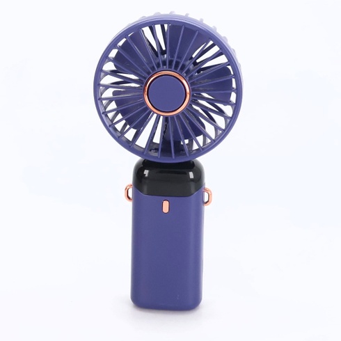 Ručný ventilátor Rafada, prenosný mini ventilátor, dobíjací, malý vreckový ventilátor s 5