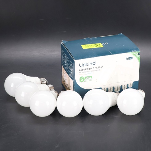 Linkind Ultra-Efficient E27 Matná žárovka, 3,8W = 60W, 4000K Neutrální bílá s energetickou třídou