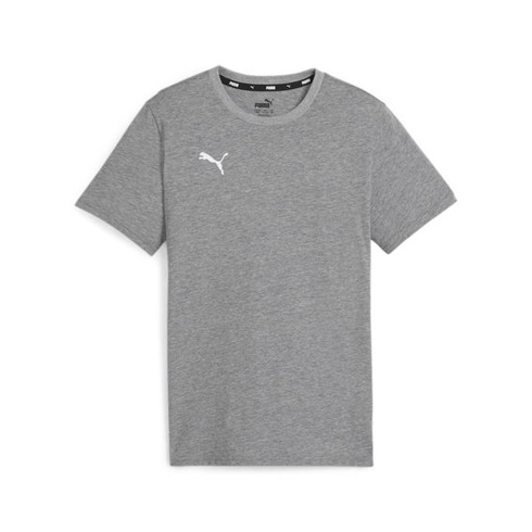 Puma Unisex Teamgoal Casuals Tee Jr. T-Shirt 140 Medium Gray Heather-puma White