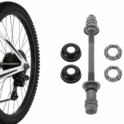 Zadná náprava bicykla FOMIYES 180 mm vyrobená z vysokopevnostnej ocele, šedý náboj pre horské